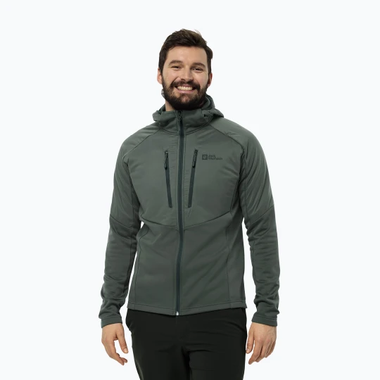 Zdjęcie produktu Kurtka ocieplana męska Jack Wolfskin Alpgrat Pro Ins Fz hedge green