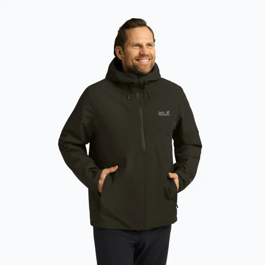 Zdjęcie produktu Kurtka ocieplana męska Jack Wolfskin Wisper Ins obsidian moss Zielony