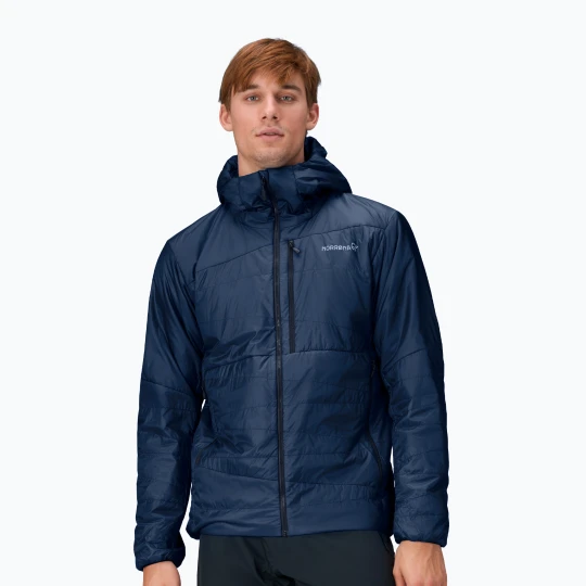 Zdjęcie produktu Kurtka ocieplana męska NORRONA Faketind Thermo40 Zip Hood indigo night Norrøna Granatowy