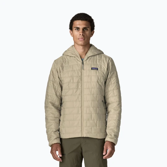 Zdjęcie produktu Kurtka ocieplana męska Patagonia Nano Puff Hoody weathered stone Beżowy