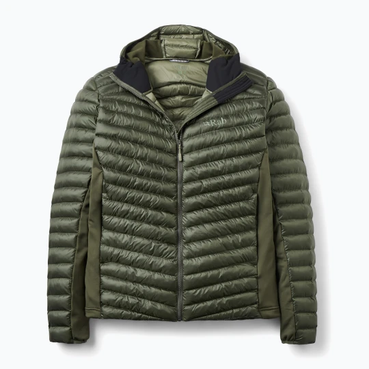 Zdjęcie produktu Kurtka ocieplana męska Rab Cirrus Flex Hoody army Zielony