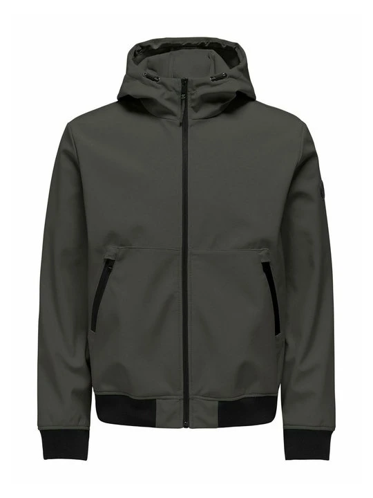 Zdjęcie produktu Kurtka outdoor Only & Sons ciemnoszary melanż