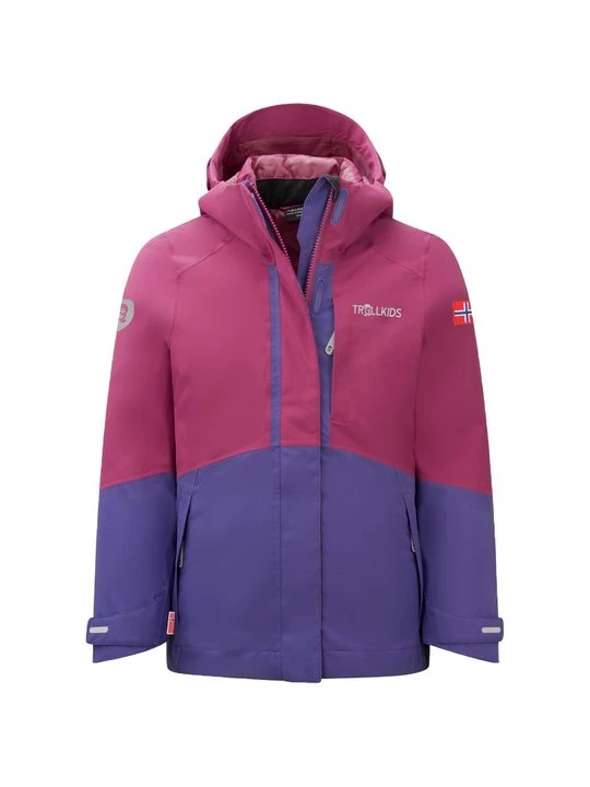 Zdjęcie produktu Kurtka Outdoor Trollkids jagodowy