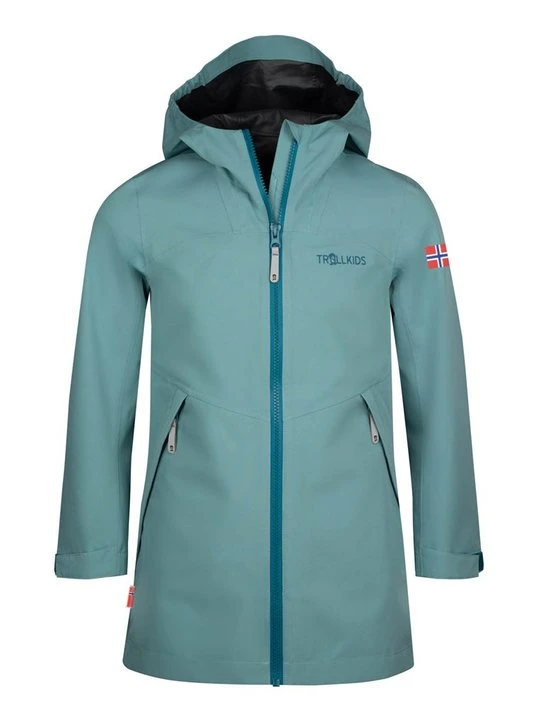 Zdjęcie produktu Kurtka Outdoor Trollkids zieleń butelkowa