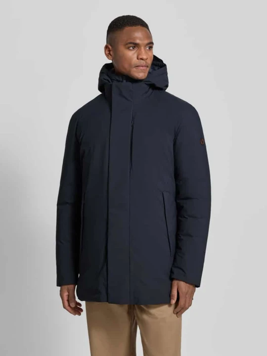 Zdjęcie produktu Parka o kroju regular fit z kieszenią napoleon Model „Esle” Save The Duck Granatowy