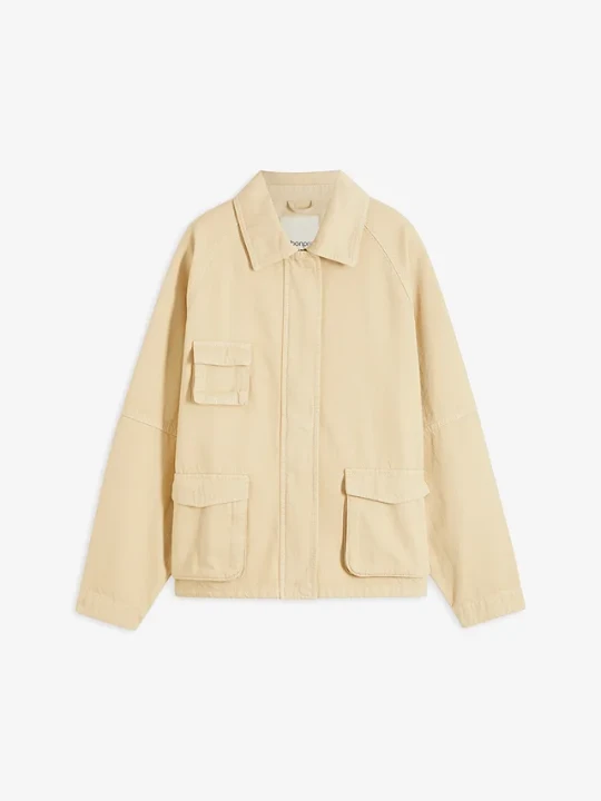 Zdjęcie produktu Kurtka oversize BonPrix beżowy