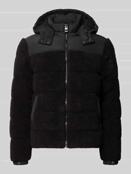 Zdjęcie produktu Kurtka pikowana krój regular fit model 'SHEARLING' Guess Czarny