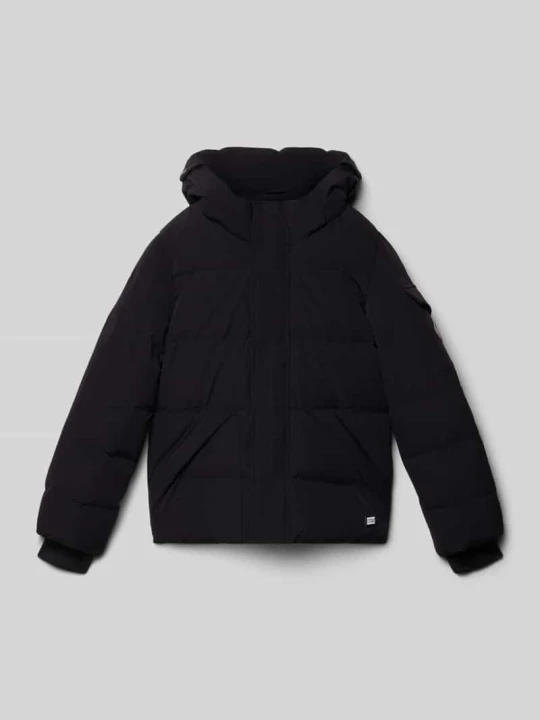 Zdjęcie produktu Kurtka pikowana o kroju regular fit z aplikacją z logo model ‘Camden’ Cars Czarny