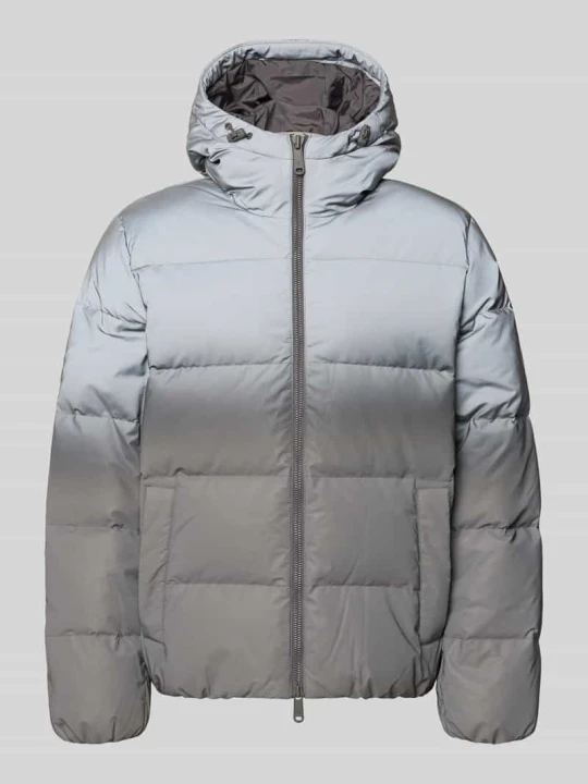 Zdjęcie produktu kurtka pikowana o kroju regular fit z cieniowaniem Calvin Klein Jeans Srebrny