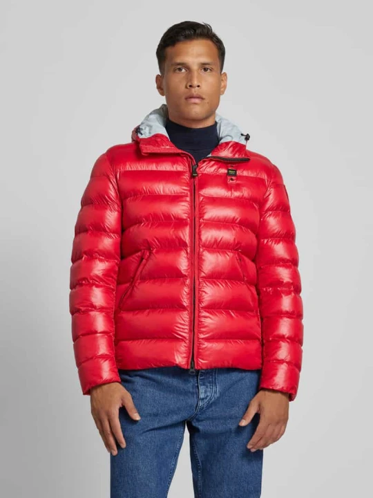 Zdjęcie produktu Kurtka pikowana o kroju regular fit z kapturem model ‘ADAMS’ Blauer Usa Czerwony