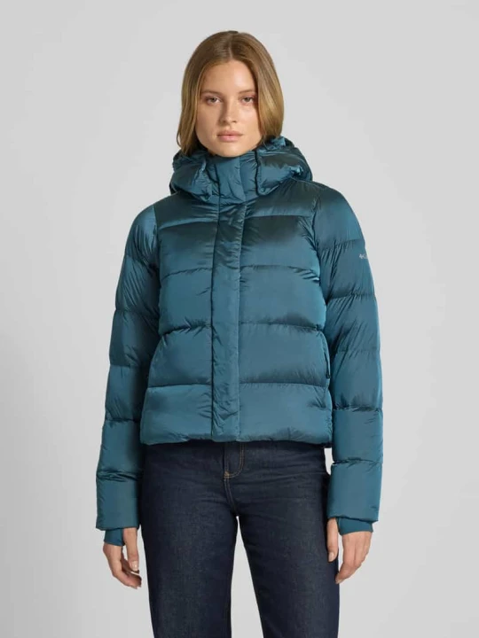 Zdjęcie produktu Kurtka puchowa o kroju regular fit z kapturem model "Amaze" Columbia Petrol