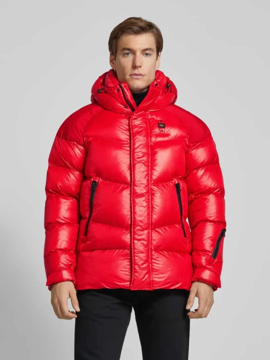 Zdjęcie produktu Kurtka pikowana o kroju regular fit z kapturem model ‘CROWN’ Blauer Usa Czerwony