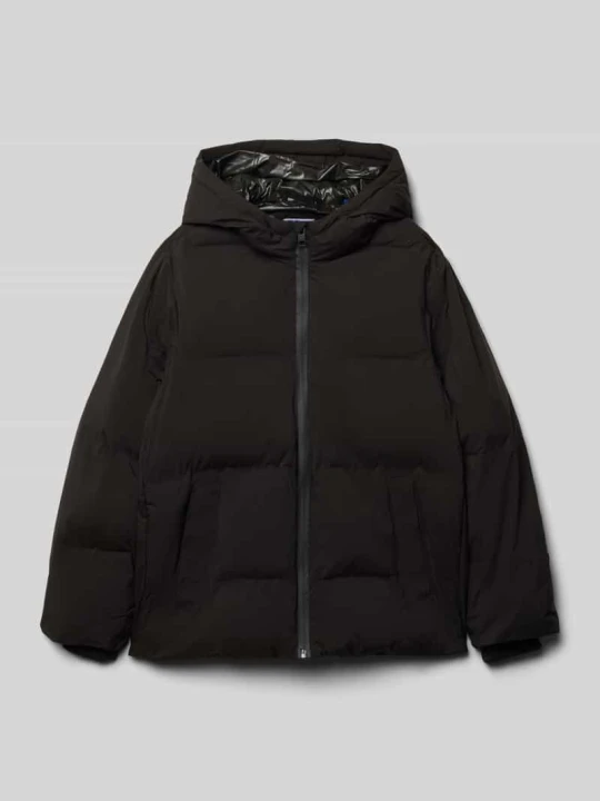 Zdjęcie produktu Kurtka pikowana o kroju regular fit z kapturem model ‘Kaito’ Jack&Jones Czarny