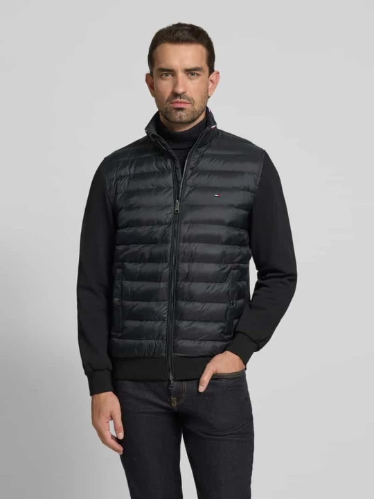 Zdjęcie produktu Kurtka pikowana o kroju regular fit z mieszanki bawełny Tommy Hilfiger Czarny