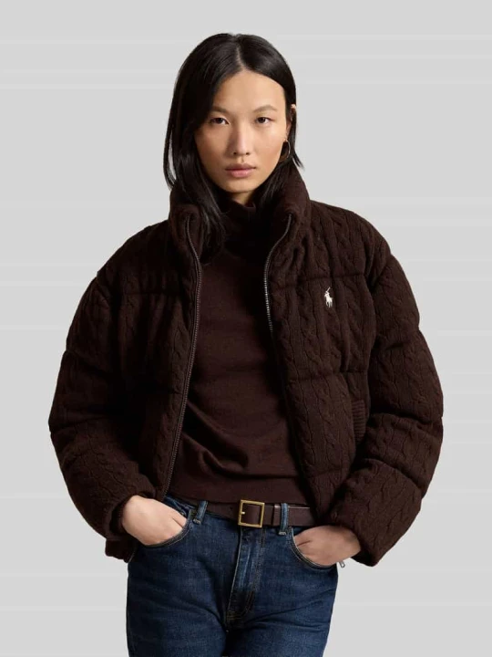 Zdjęcie produktu Kurtka pikowana o kroju regular fit z mieszanki wełny i kaszmiru Polo Ralph Lauren Czekoladowy