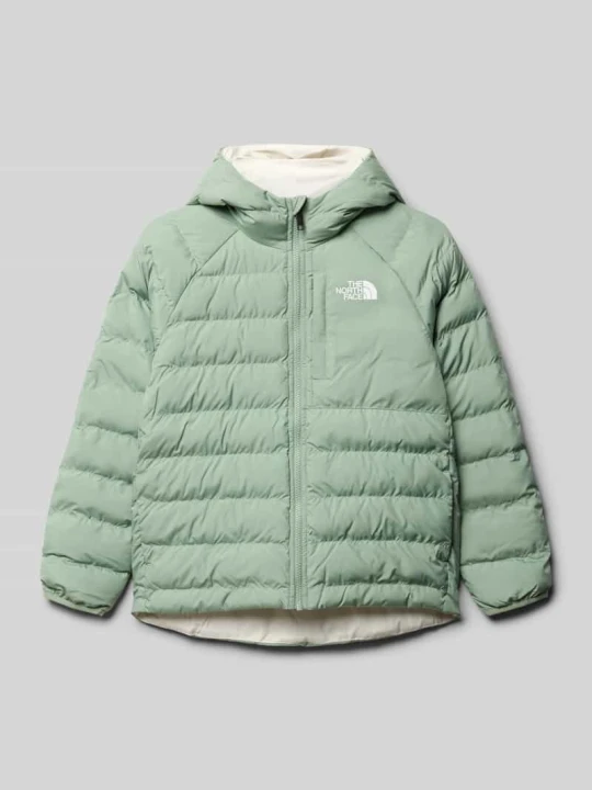 Zdjęcie produktu Kurtka pikowana o kroju regular fit z nadrukiem logo model ‘PERRITO’ The North Face Trzcinowy