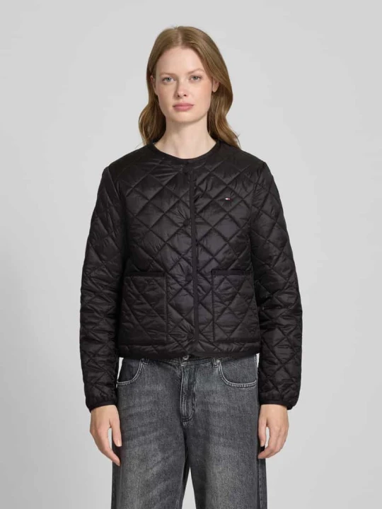Zdjęcie produktu Kurtka pikowana o kroju regular fit z nakładanymi, wpuszczanymi kieszeniami Tommy Hilfiger czarny