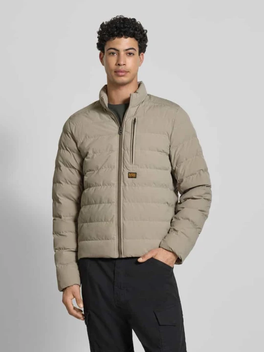 Zdjęcie produktu Kurtka pikowana w kroju regular fit z naszywką z logo model 'Foundation' G-Star Raw Piaskowy