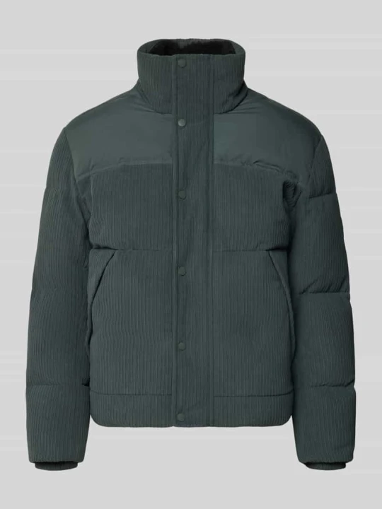 Zdjęcie produktu kurtka pikowana o kroju regular fit z naszywką z logo model 'Ocord' Boss Khaki