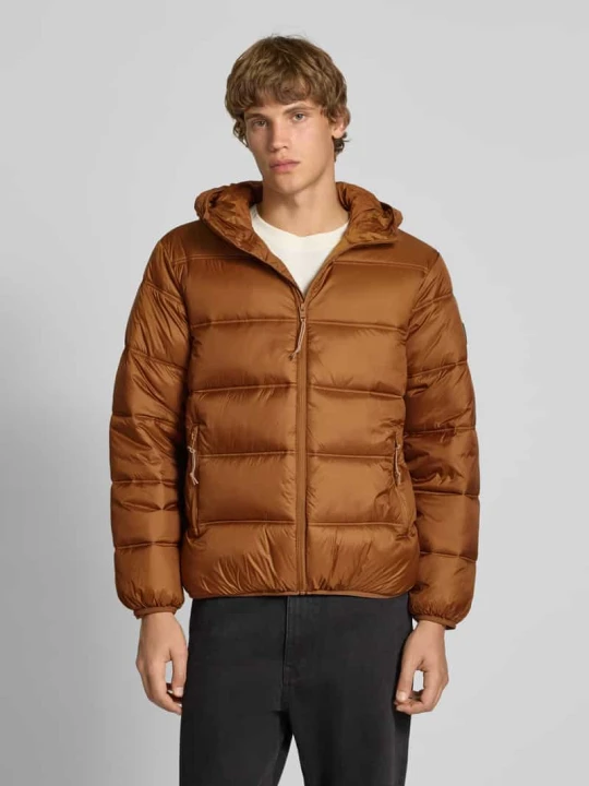 Zdjęcie produktu Kurtka pikowana o kroju regular fit z obszyciem z siateczki Tommy Jeans Średniobrązowy