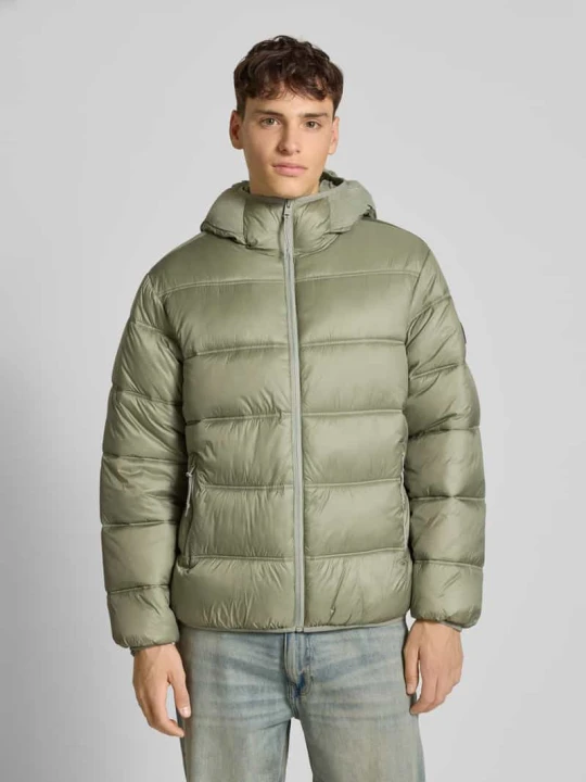Zdjęcie produktu Kurtka pikowana o kroju regular fit z obszyciem z siateczki Tommy Jeans Oliwkowy