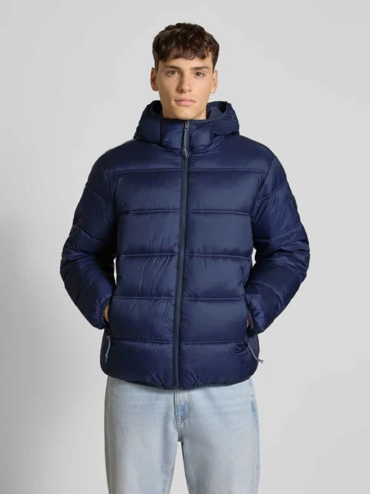 Zdjęcie produktu Kurtka pikowana o kroju regular fit z obszyciem z siateczki Tommy Jeans Ciemnoniebieski