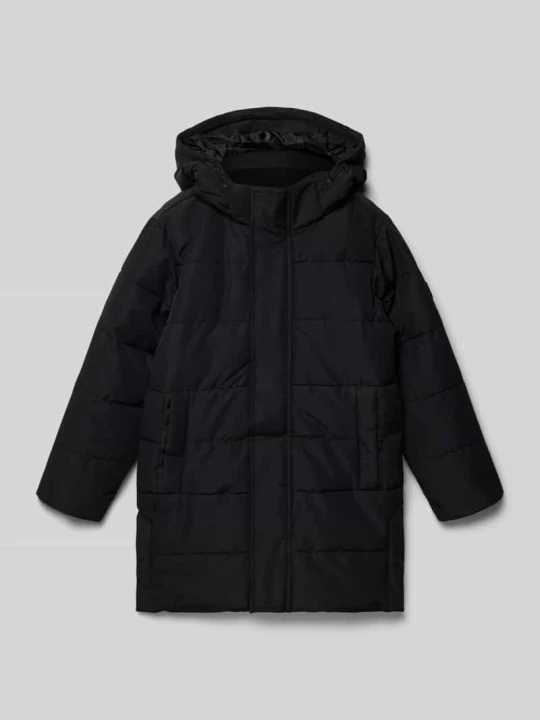 Zdjęcie produktu Kurtka pikowana o kroju regular fit z odpinanym kapturem model ‘CARL’ Only & Sons Czarny