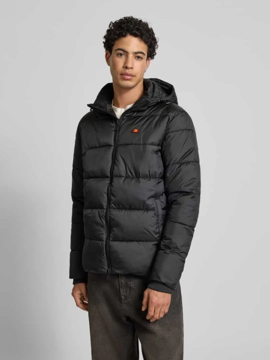 Zdjęcie produktu Kurtka pikowana o kroju regular fit z wyhaftowanym logo model ‘Paddero’ Ellesse Czarny