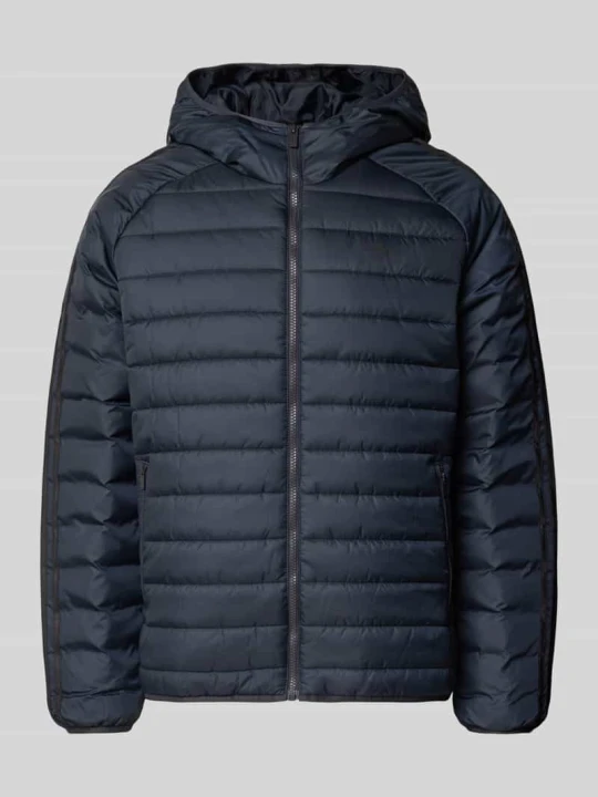 Zdjęcie produktu Kurtka pikowana o kroju regular fit z zamkiem błyskawicznym adidas Originals Antracytowy