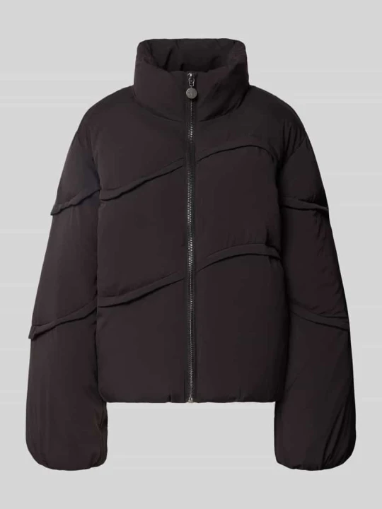 Zdjęcie produktu kurtka pikowana o kroju regular fit ze stójką model 'CICCO' CPH MUSE Czarny