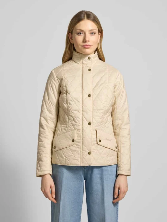 Zdjęcie produktu Kurtka pikowana o kroju regular fit ze stójką model 'FLYWEIGHT' Barbour Gliniany