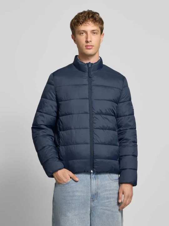 Zdjęcie produktu Kurtka pikowana o kroju regular fit ze stójką Pepe Jeans Granatowy