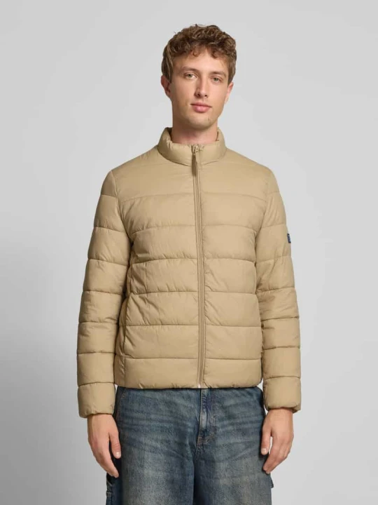 Zdjęcie produktu Kurtka pikowana o kroju regular fit ze stójką Pepe Jeans Beżowy