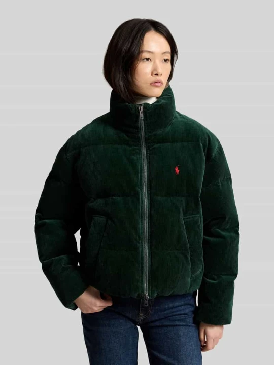 Zdjęcie produktu Kurtka pikowana o kroju relaxed fit z mieszanki bawełny Polo Ralph Lauren Ciemnozielony