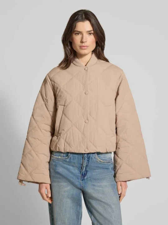Zdjęcie produktu Krój relaxed fit kurtka pikowana z zatrzaskami model 'FASTEPPA' Hugo Beżowy