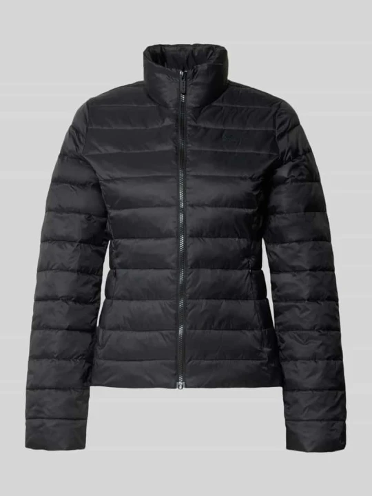 Zdjęcie produktu kurtka pikowana o kroju slim fit z detalem z logo Lacoste Czarny