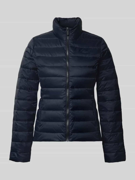 Zdjęcie produktu kurtka pikowana o kroju slim fit z detalem z logo Lacoste Granatowy