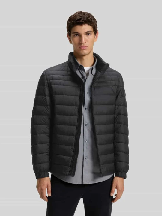 Zdjęcie produktu Kurtka pikowana o kroju slim fit z naszywką z logo model ‘ODEN2’ Boss Czarny