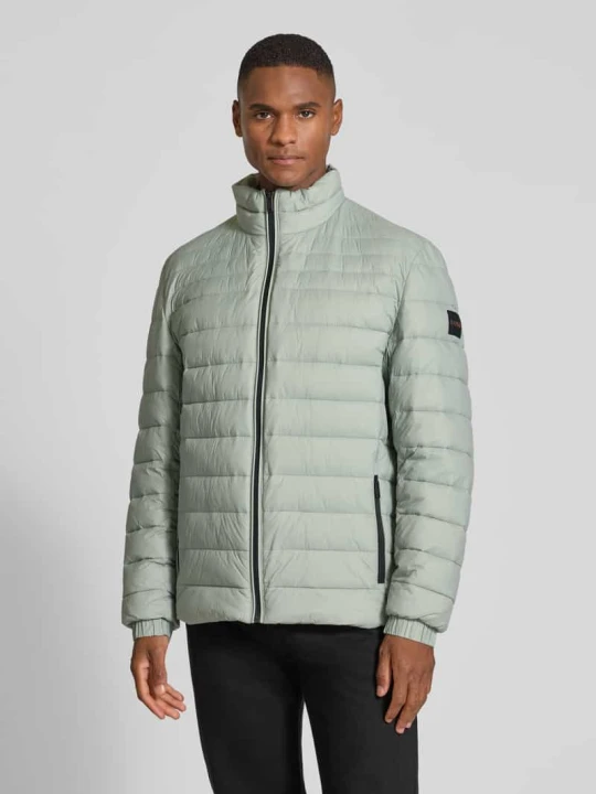 Zdjęcie produktu Kurtka pikowana o kroju slim fit ze stójką model ‘ODEN2’ Boss Miętowy