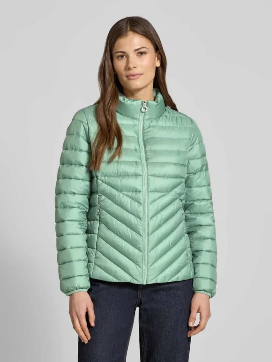 Zdjęcie produktu Kurtka pikowana o kroju slim fit ze stójką s.Oliver Khaki