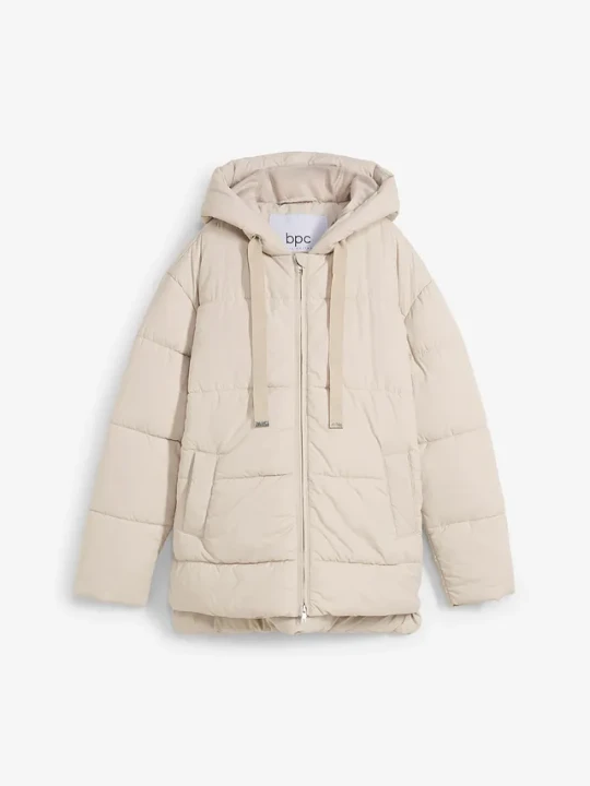 Zdjęcie produktu Kurtka pikowana oversize BonPrix szary