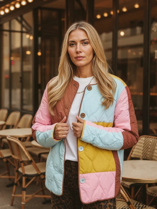 Zdjęcie produktu Kurtka pikowana Pastel Harmony M