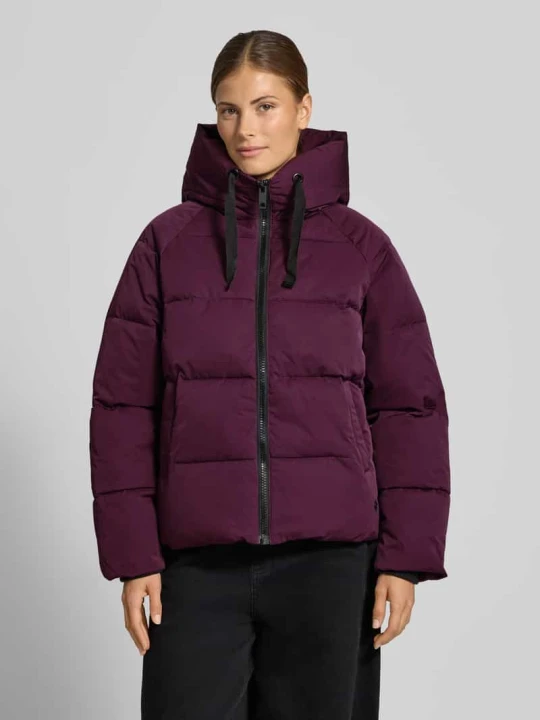 Zdjęcie produktu kurtka pikowana w kroju regular fit z mieszanki materiałów model 'Pavinaria' MSCH Copenhagen Jasnośliwkowy