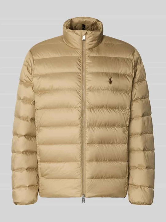 Zdjęcie produktu Kurtka pikowana w kroju regular fit z wyhaftowanym logo Polo Ralph Lauren Beżowy