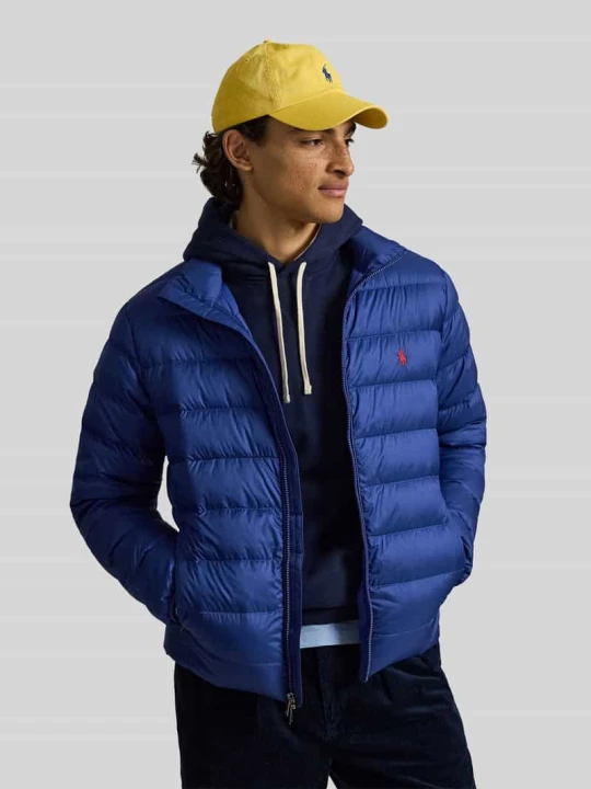 Zdjęcie produktu Kurtka pikowana w kroju regular fit z wyhaftowanym logo Polo Ralph Lauren Niebieski