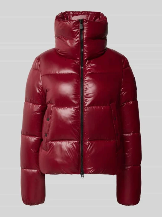Zdjęcie produktu kurtka pikowana w kroju regular fit ze stójką model 'Isla' Save The Duck Bordowy