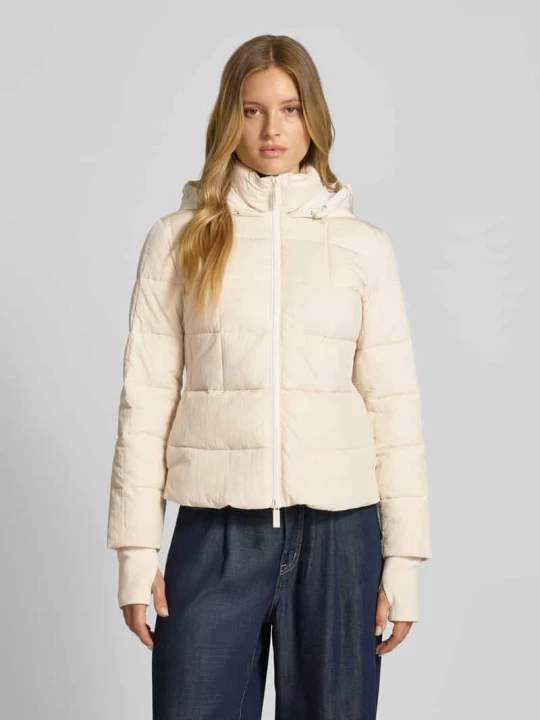 Zdjęcie produktu Kurtka pikowana z błyskawicznym zamkiem dwustronnym Armani Exchange Złamany biały