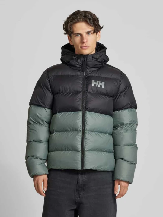 Zdjęcie produktu Kurtka pikowana z detalem z logo Helly Hansen Grafitowy