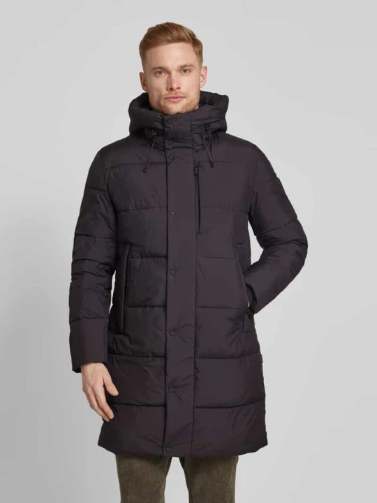 Zdjęcie produktu Kurtka pikowana z detalem z logo model ‘DAMON’ Save The Duck Czarny
