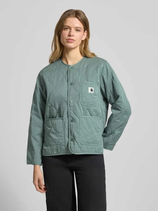 Zdjęcie produktu Kurtka pikowana z detalem z logo Model 'Kylan' Carhartt WIP Limonkowy